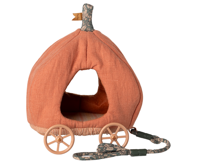 Maileg Pumpkin Carriage Mouse - Græskarkaret Maileg Pumpkin Carriage Mouse - Græskarkaret