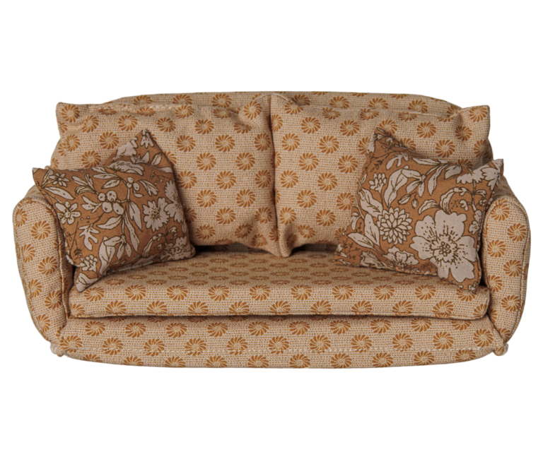 Maileg Sovesofa, Mus, Stor – Oker