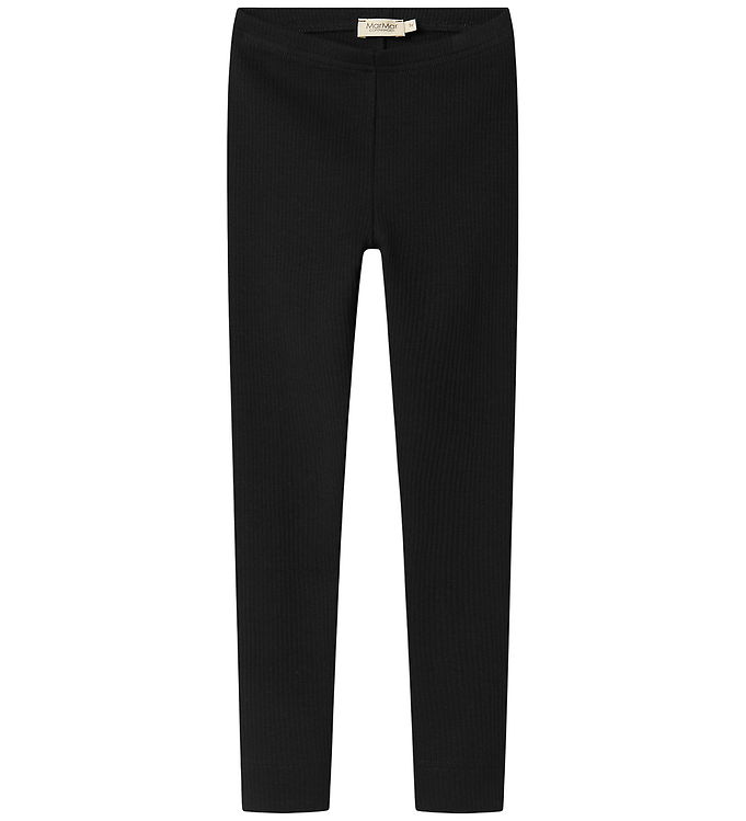 MarMar Leggings - Rib - Modal - Sort MarMar Leggings - Rib - Modal - Sort