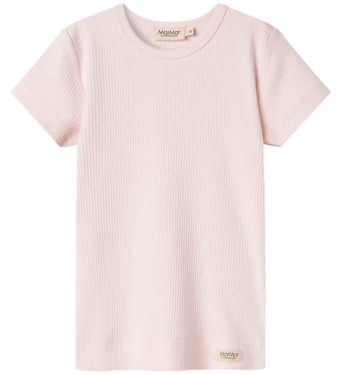 MarMar T-shirt - Rib - Modal - Noos - Rosa MarMar T-shirt - Rib - Modal - Noos - Rosa