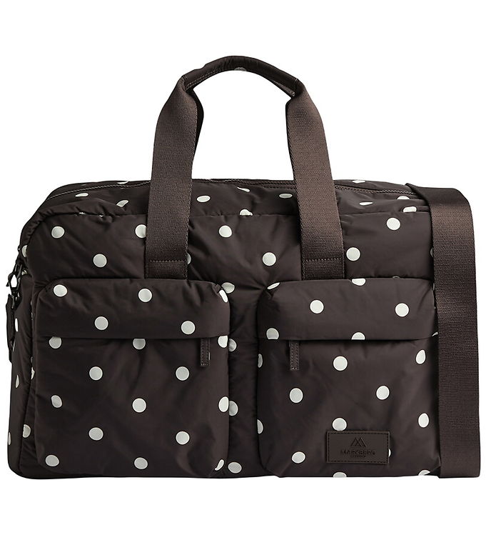Markberg Weekendtaske - MoreMBG - Recycled - Polka Dot/Brun