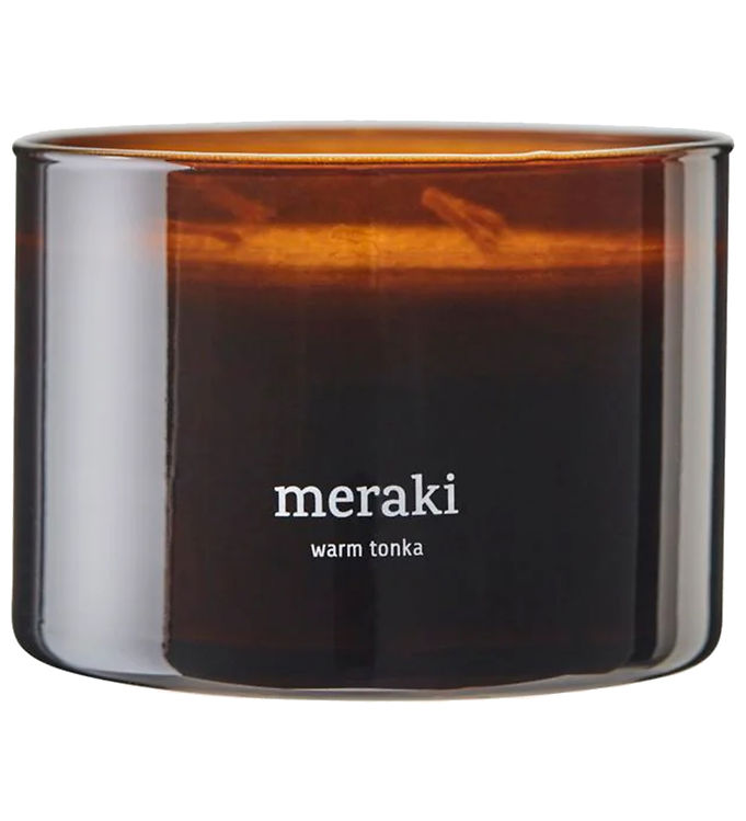 Meraki Duftlys - 340g - Dark Wood Meraki Duftlys - 340g - Dark Wood