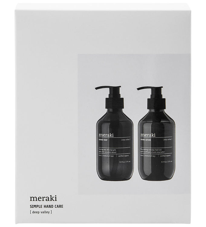 Meraki Gaveæske - Håndsæbe/-lotion - 2 x 275 ml - Deep Valley Meraki Gaveæske - Håndsæbe/-lotion - 2 x 275 ml - Deep Valley
