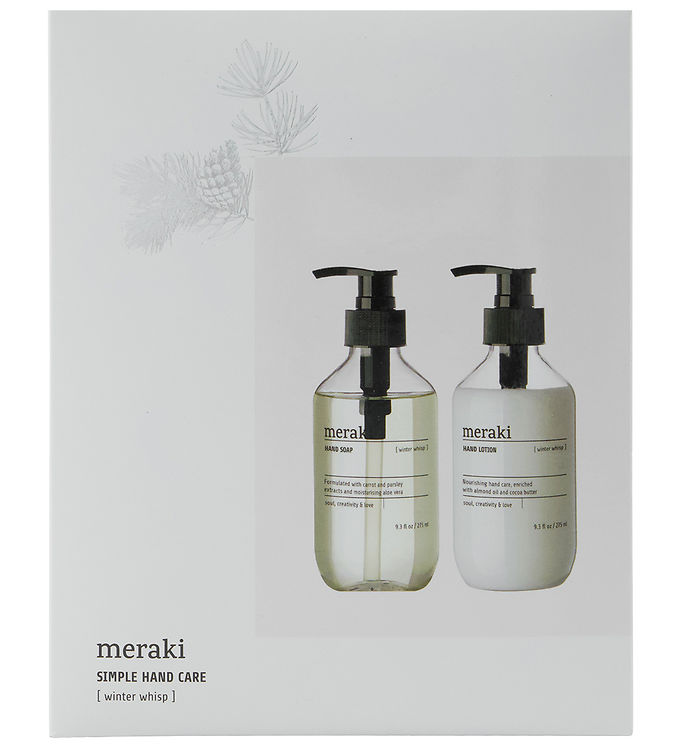 Meraki Gaveæske - Håndsæbe og Håndcreme - 2x275 ml - Winter Whis