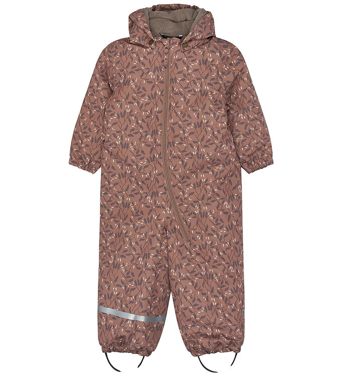 Mikk-Line Flyverdragt - Recycled - Leaf AOP