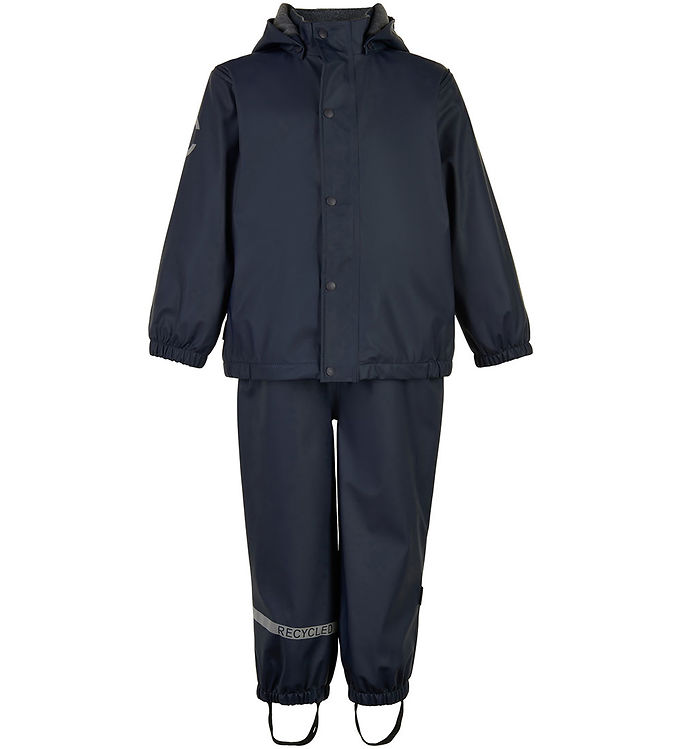 Mikk-Line Regntøj m. Fleece/Seler - PU - Blue Nights Mikk-Line Regntøj m. Fleece/Seler - PU - Blue Nights