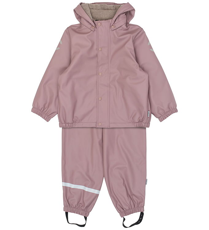 Mikk-Line Regntøj m/u Seler - Fleece - PU - Recycled - Twilight
