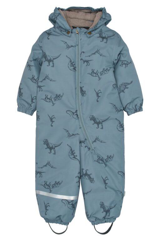 Mikk-Line Snow Suit - Dino Stroke AOP - 74 cm