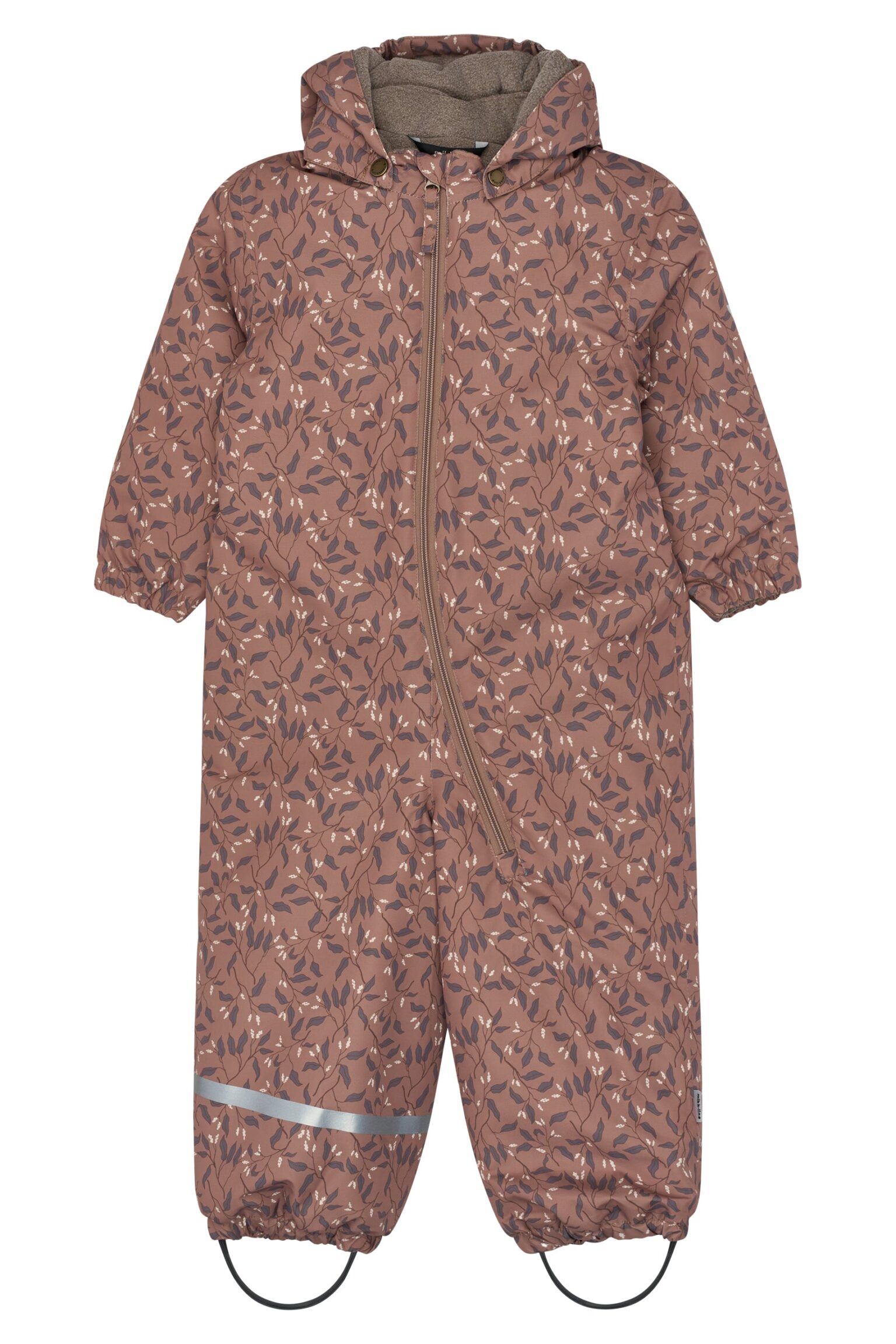 Mikk-Line Snow Suit - Leaf AOP - 74 cm