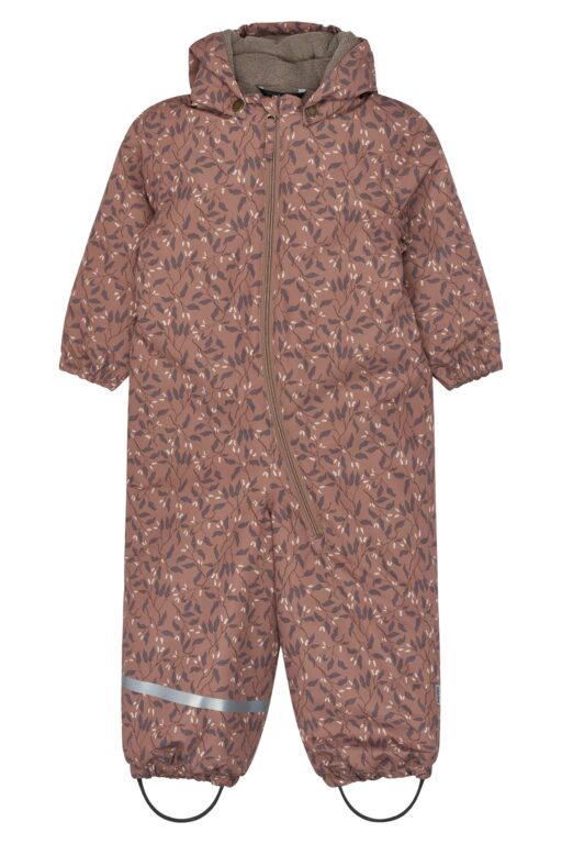 Mikk-Line Snow Suit - Leaf AOP - 74 cm