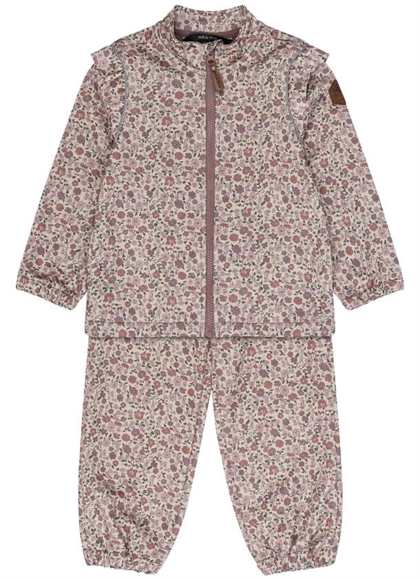 Mikk-Line Termotøj - Soft Thermal - Frill - Floral Sketch AOP Mikk-Line Termotøj - Soft Thermal - Frill - Floral Sketch AOP