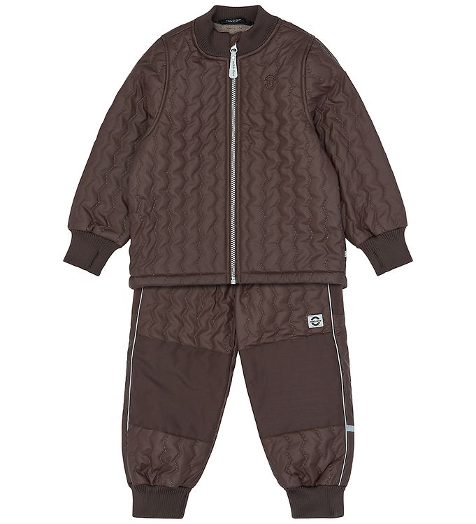 Mikk-Line Termotøj m. Fleece - Duvet - Coated - Coffee Bean