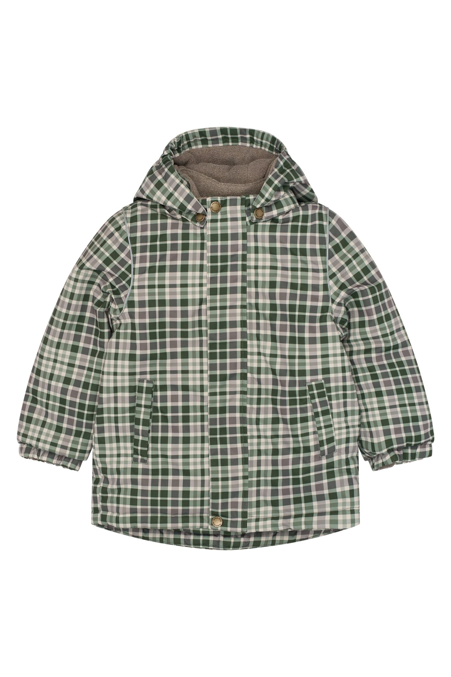 Mikk-Line Winter Jacket AOP - Check AOP - 92 cm