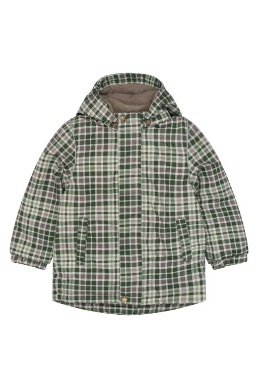 Mikk-Line Winter Jacket AOP - Check AOP - 92 cm