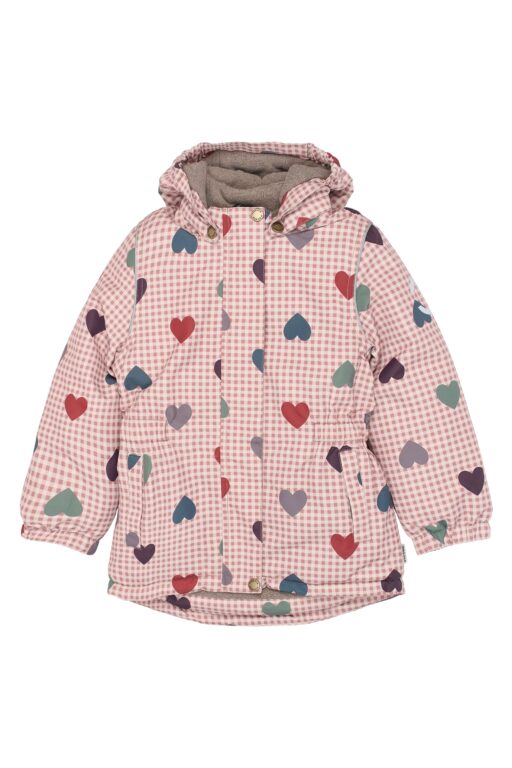 Mikk-Line Winter Jacket - Heart AOP - 80 cm