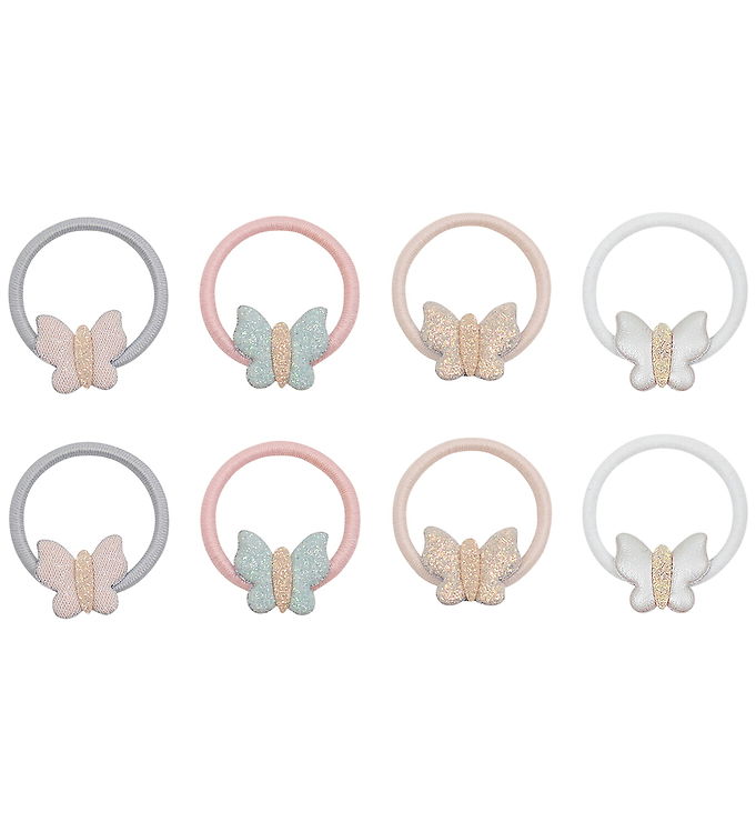 Mimi & Lula Hårelastikker - 8-Pak - Mini Bella Butterfly Mimi & Lula Hårelastikker - 8-Pak - Mini Bella Butterfly