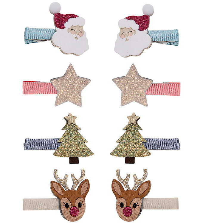 Mimi & Lula Hårklips - 8-Pak - Christmas Mimi & Lula Hårklips - 8-Pak - Christmas