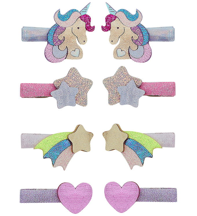 Mimi & Lula Hårklips - 8-Pak - Unicornland Mimi & Lula Hårklips - 8-Pak - Unicornland