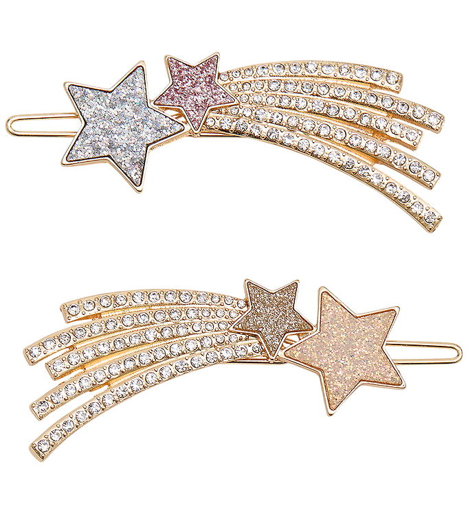 Mimi & Lula Hårspænder - 2-Pak - Large Dazzle Shooting Star Mimi & Lula Hårspænder - 2-Pak - Large Dazzle Shooting Star