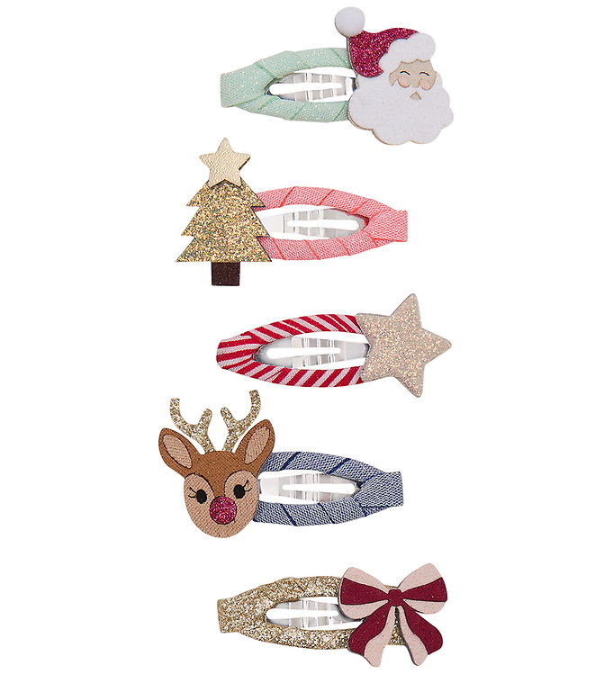 Mimi & Lula Hårspænder - 5-Pak - Mini Christmas Mimi & Lula Hårspænder - 5-Pak - Mini Christmas
