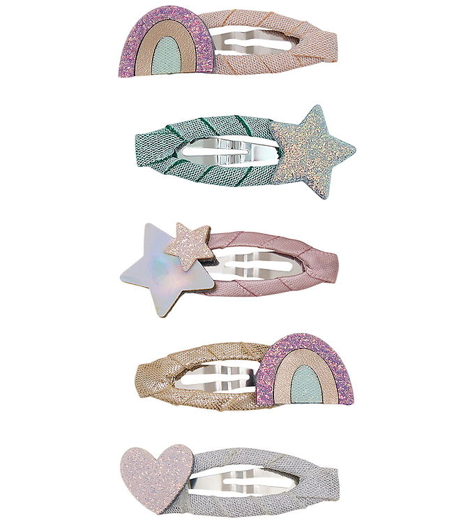 Mimi & Lula Hårspænder - 5-Pak - Mini Rainbow Mimi & Lula Hårspænder - 5-Pak - Mini Rainbow