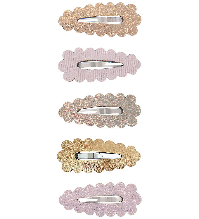 Mimi & Lula Hårspænder - 5-Pak - Mini Scalloped Dreamwish Mimi & Lula Hårspænder - 5-Pak - Mini Scalloped Dreamwish