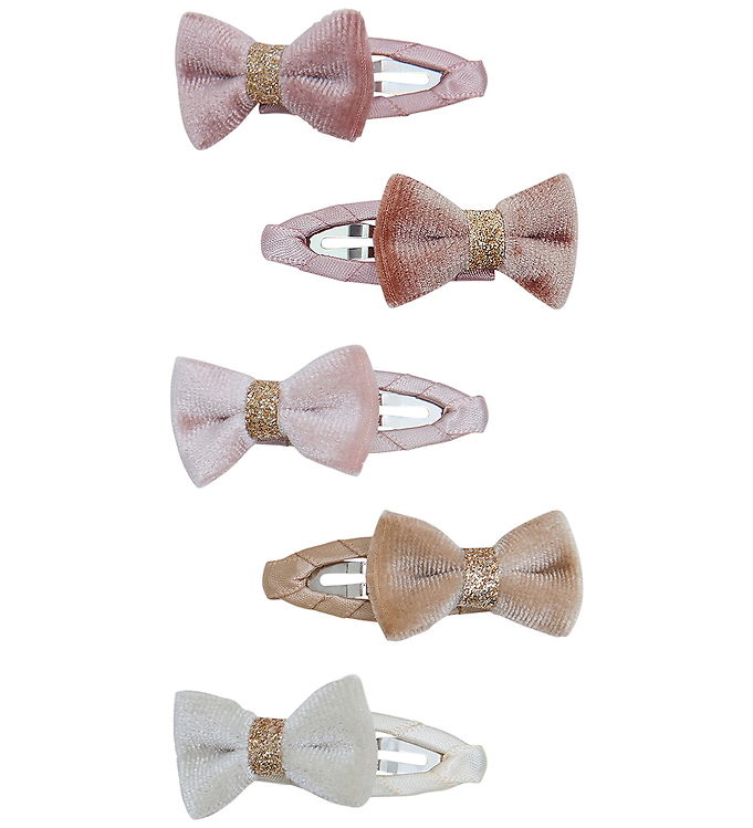 Mimi & Lula Hårspænder - 5-Pak - Mini Velvet Tinkerbell Mimi & Lula Hårspænder - 5-Pak - Mini Velvet Tinkerbell