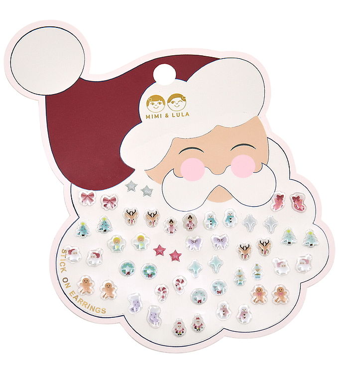 Mimi & Lula Ørestickers - 25 stk - Santa Mimi & Lula Ørestickers - 25 stk - Santa