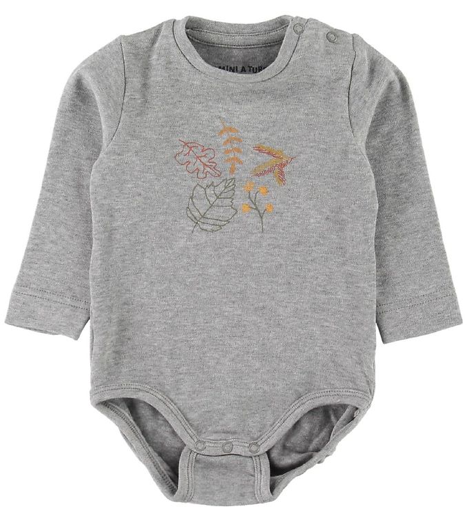 Mini A Ture Body - Yomia - Gråmeleret Mini A Ture Body - Yomia - Gråmeleret
