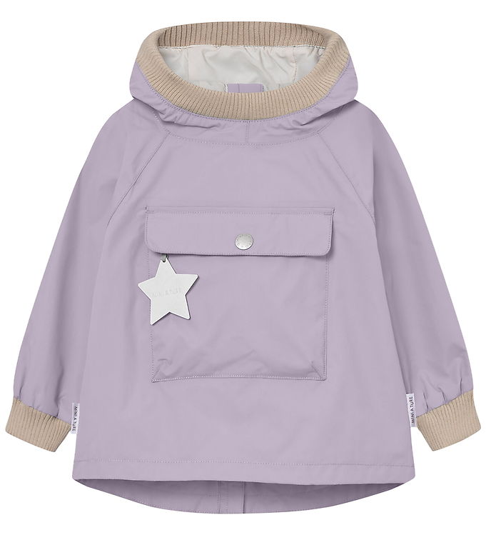 Mini A Ture Sommerjakke - MatBaby Vito Anorak - Minimal Lilac Mini A Ture Sommerjakke - MatBaby Vito Anorak - Minimal Lilac