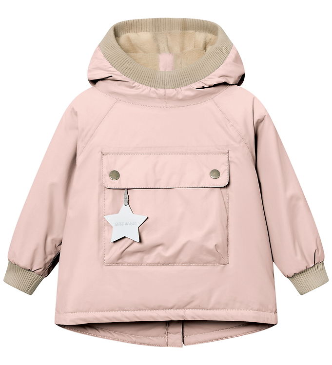 Mini A Ture Vinterjakke - MatBaby Wen Fleece Anorak - Adobe rose Mini A Ture Vinterjakke - MatBaby Wen Fleece Anorak - Adobe rose