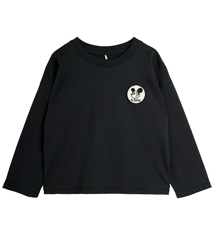 Mini Rodini Bluse - Ritzratz Patch - Sort Mini Rodini Bluse - Ritzratz Patch - Sort