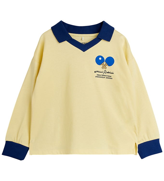 Mini Rodini Bluse - Table Tennis - Gul Mini Rodini Bluse - Table Tennis - Gul