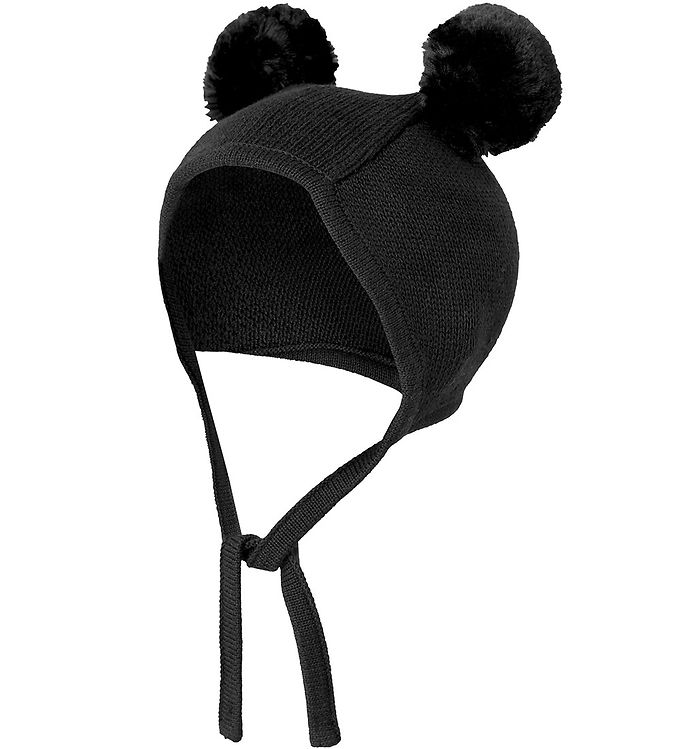 Mini Rodini Hue - Strik - Sort Mini Rodini Hue - Strik - Sort