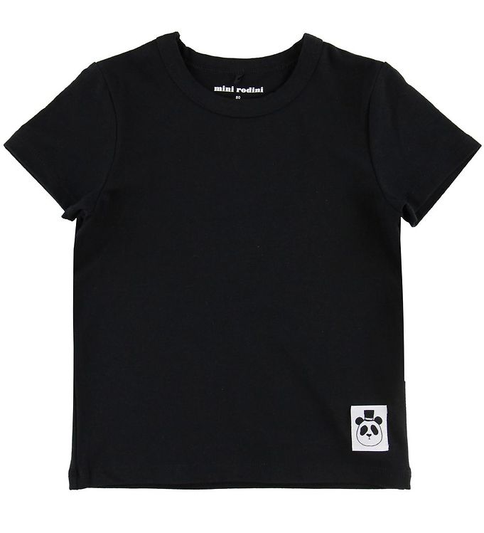 Mini Rodini T-shirt - Basic - Sort Mini Rodini T-shirt - Basic - Sort