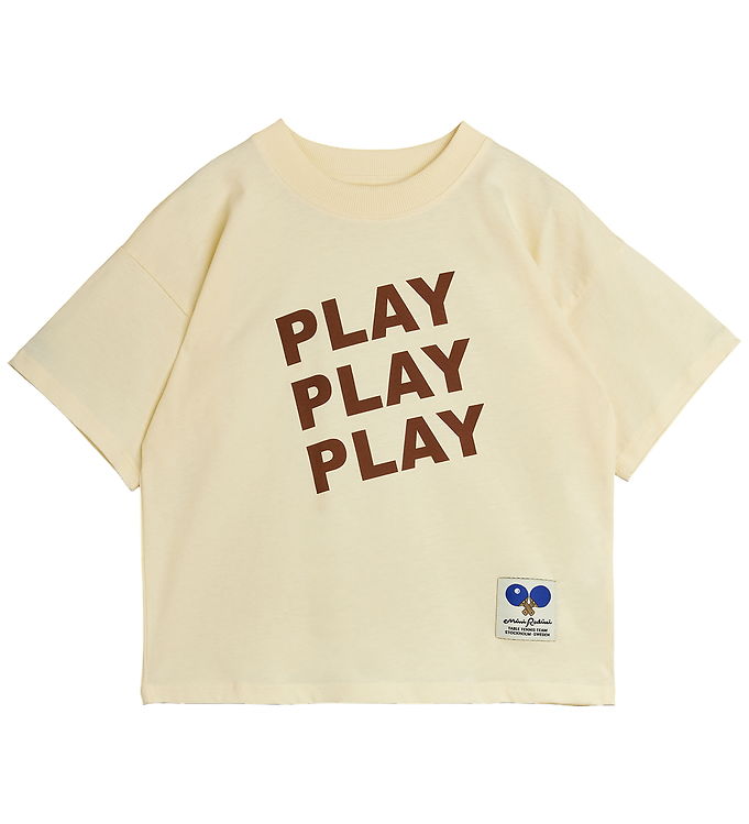 Mini Rodini T-shirt - PLAY - Off White