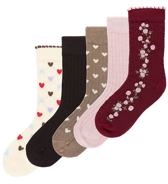 MiniPop Strømper - Viskose - 5-pak - Coffee Brown MiniPop Strømper - Viskose - 5-pak - Coffee Brown