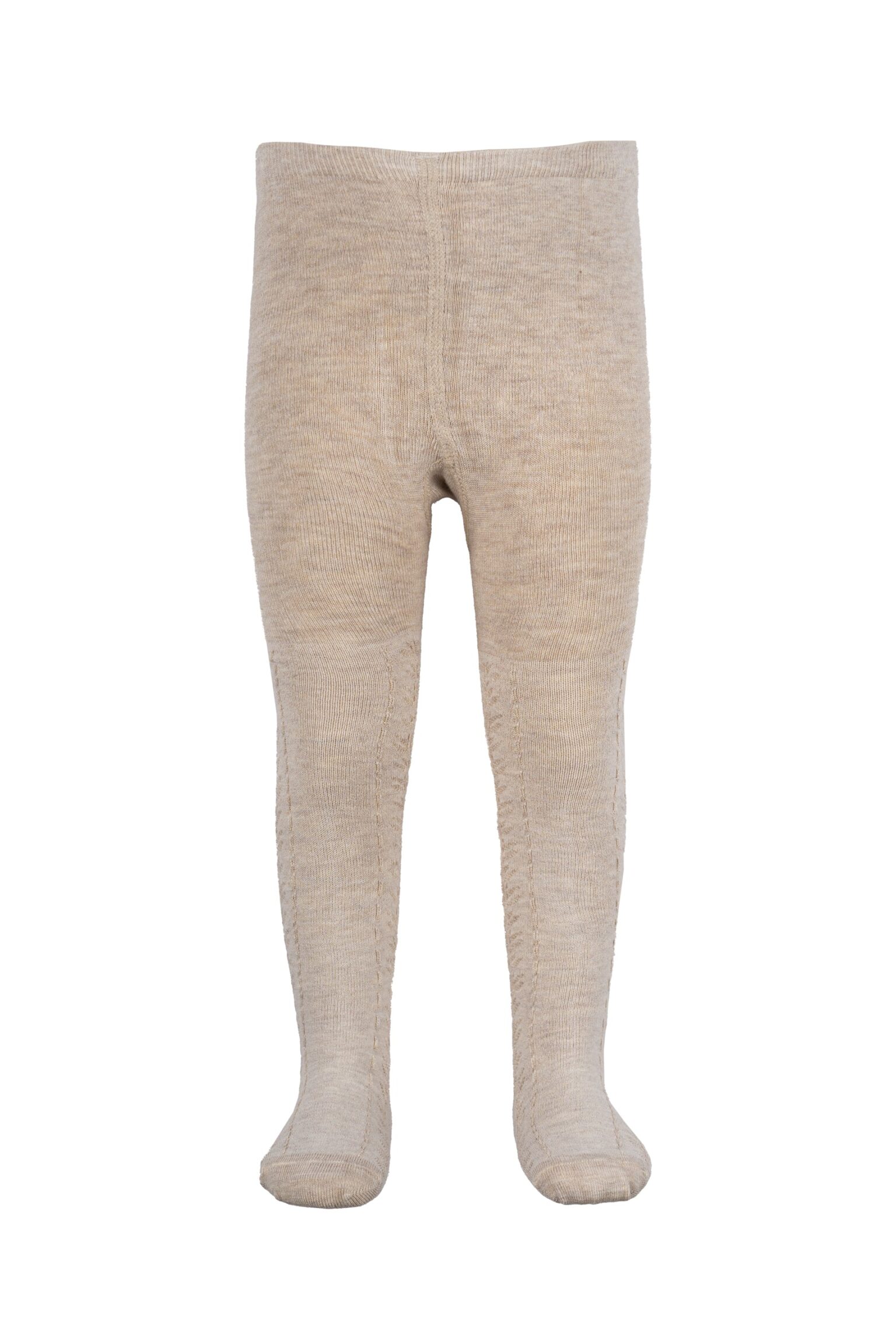 Minipop Bamboo - Tights - Off White Melange - 0-½ år Minipop Bamboo - Tights - Off White Melange - 0-½ år