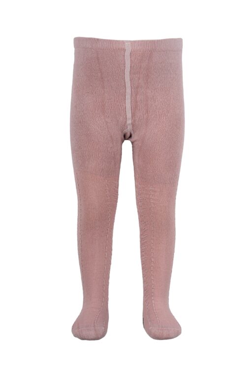 Minipop Bamboo - Tights - Rose Melange - 0-½ år