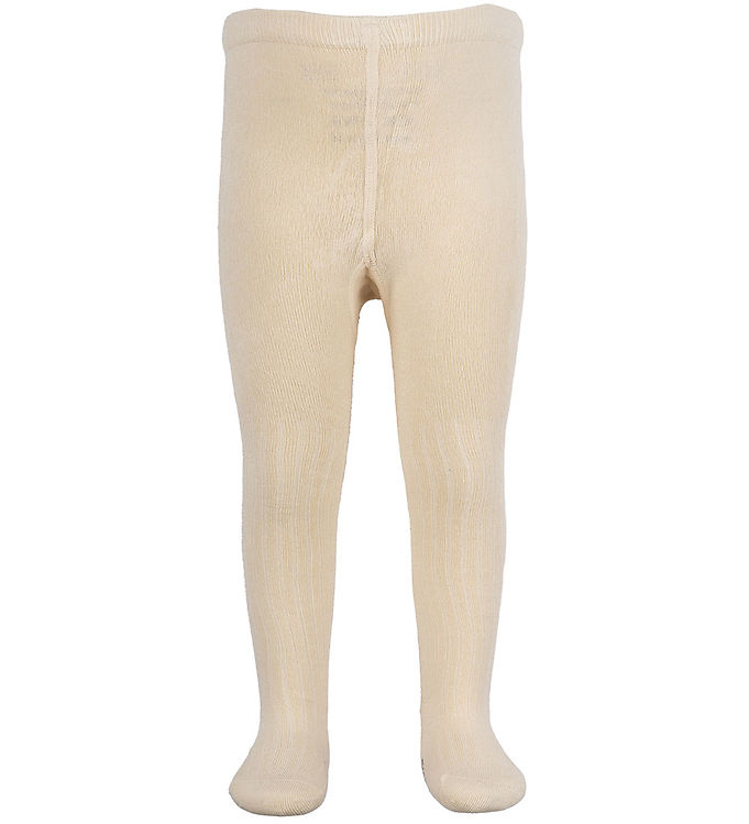 Minipop Strømpebukser - Bambus - Off White