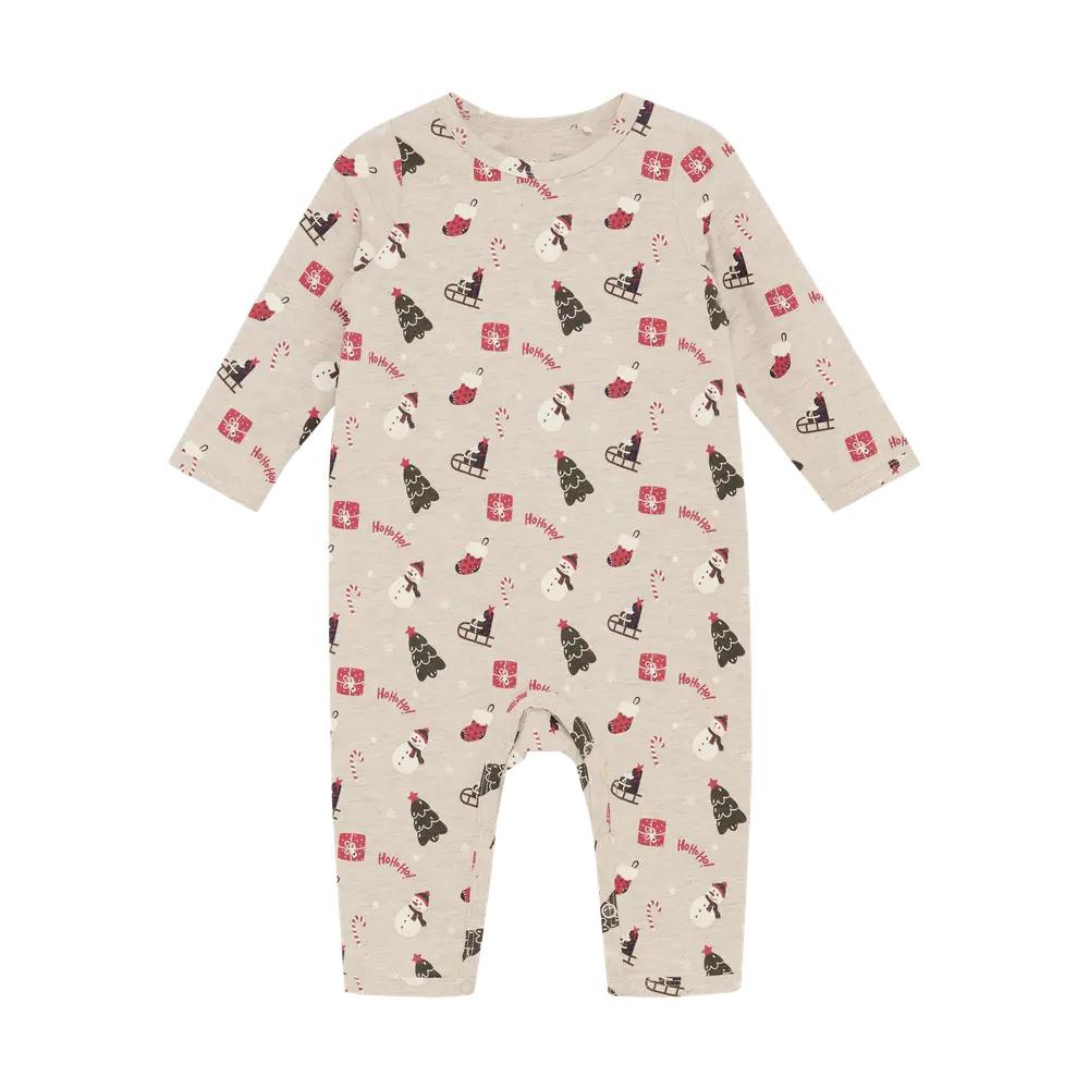 Minymo Heldragt - Beige Melange - 80 Minymo Heldragt - Beige Melange - 80