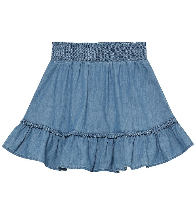 Minymo Nederdel - Chambray - Faded Denim