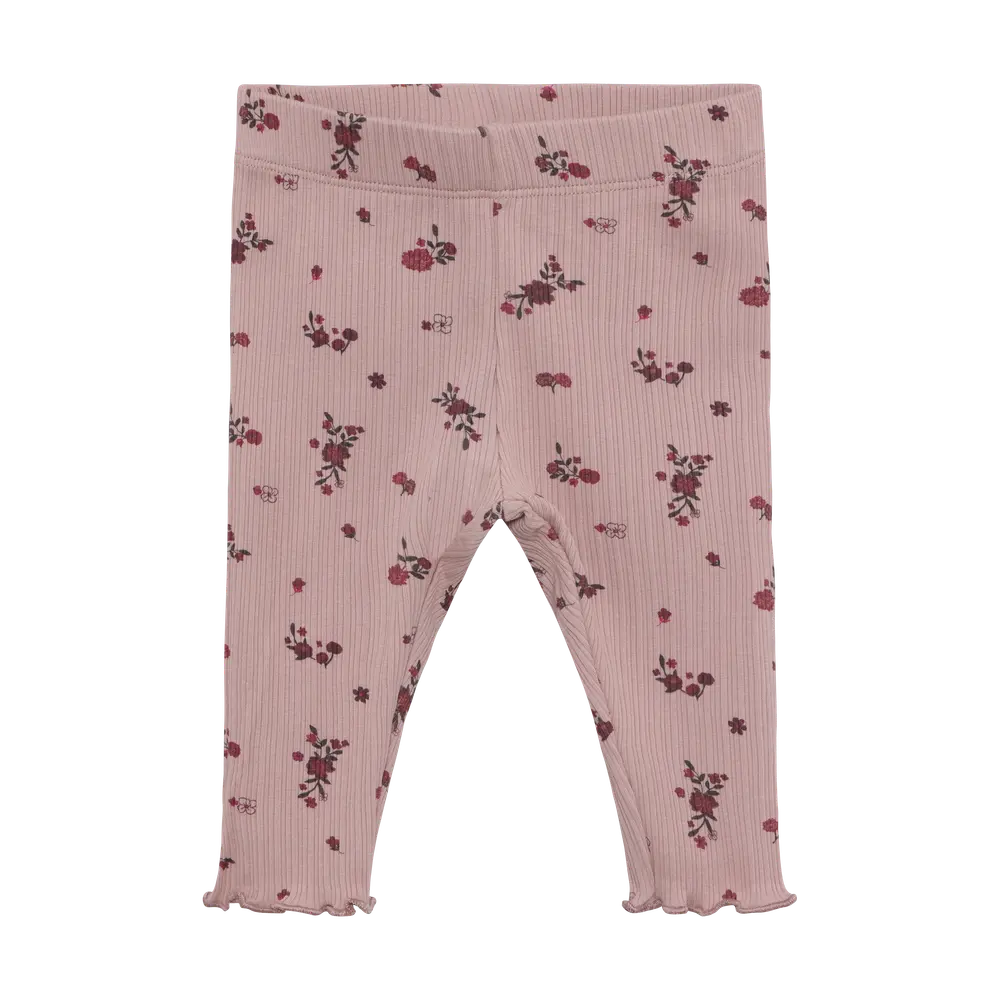 Minymo Rib Leggings - Fawn - 74
