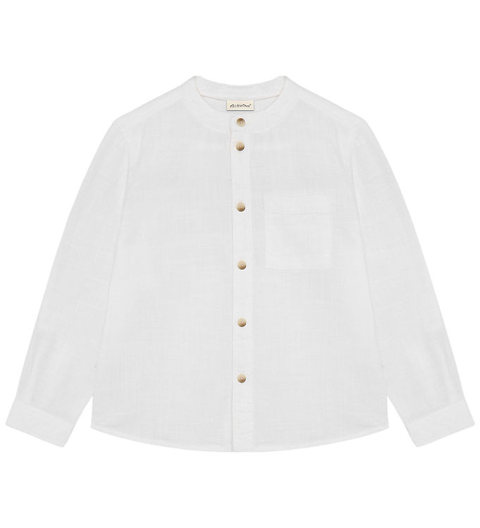 Minymo Skjorte - Bright White Minymo Skjorte - Bright White