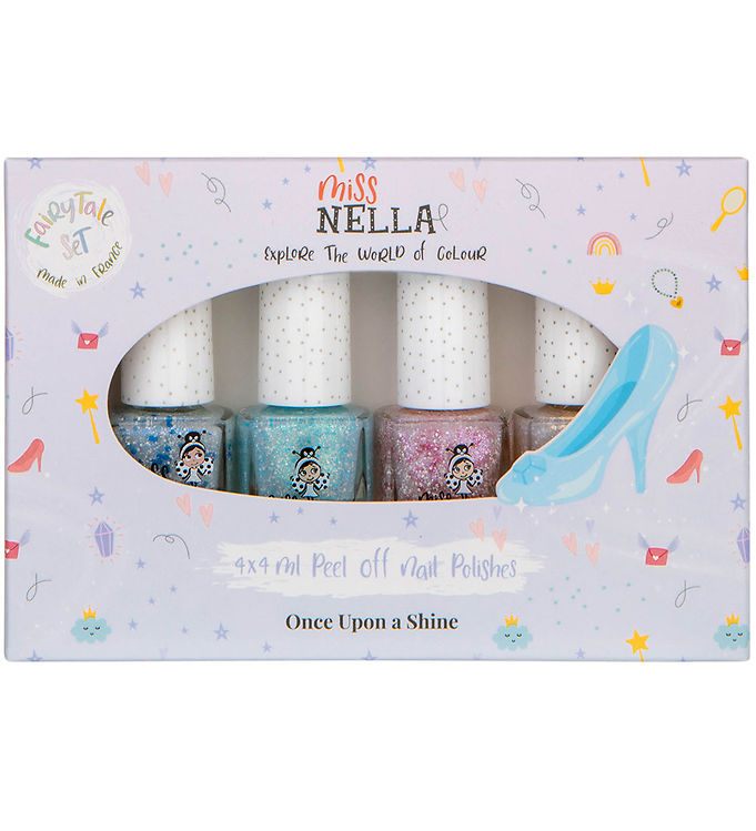 Miss Nella Neglelak - 4-pak - Pastel
