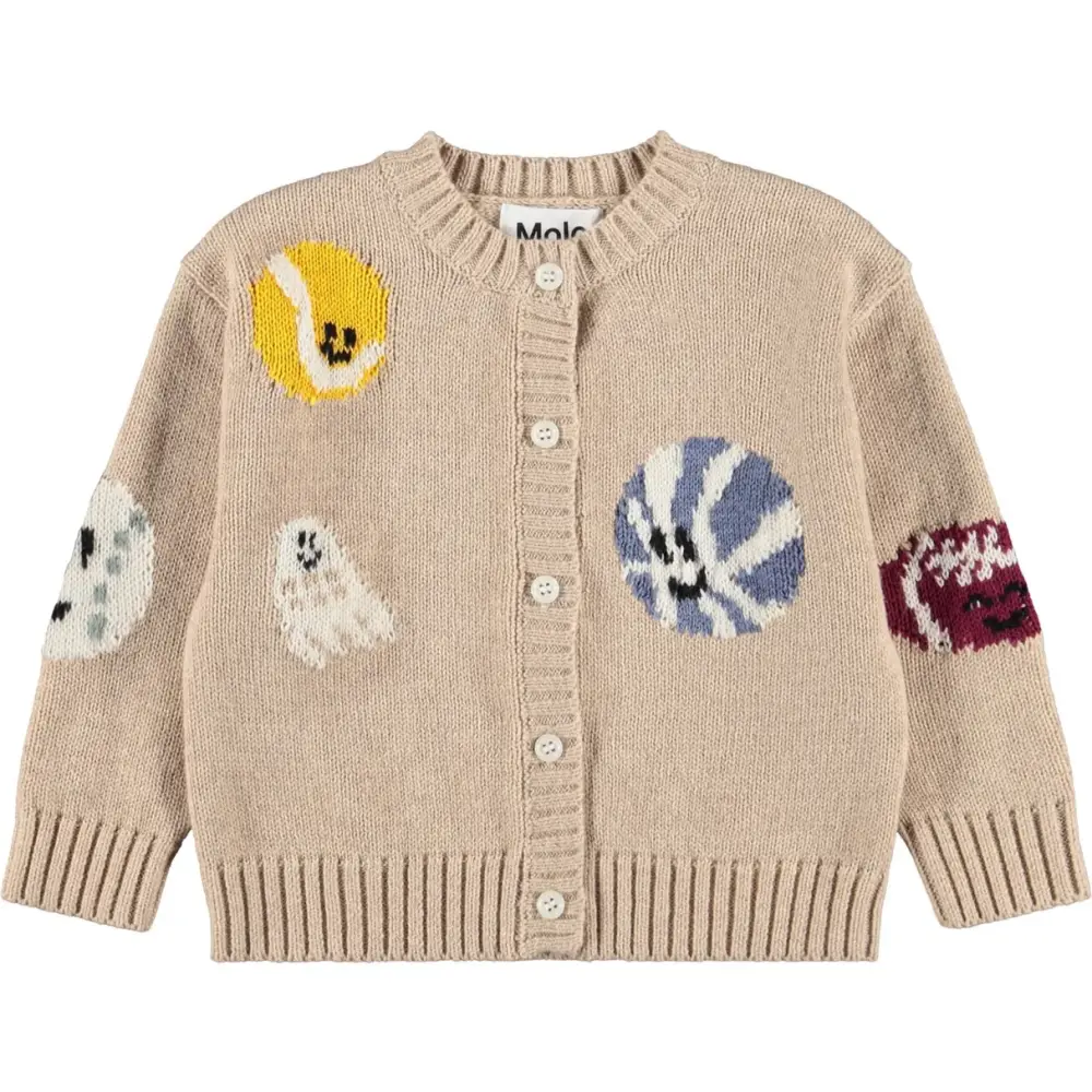Molo Breeze Cardigan - Fuzz Ball sandy - 86 Molo Breeze Cardigan - Fuzz Ball sandy - 86