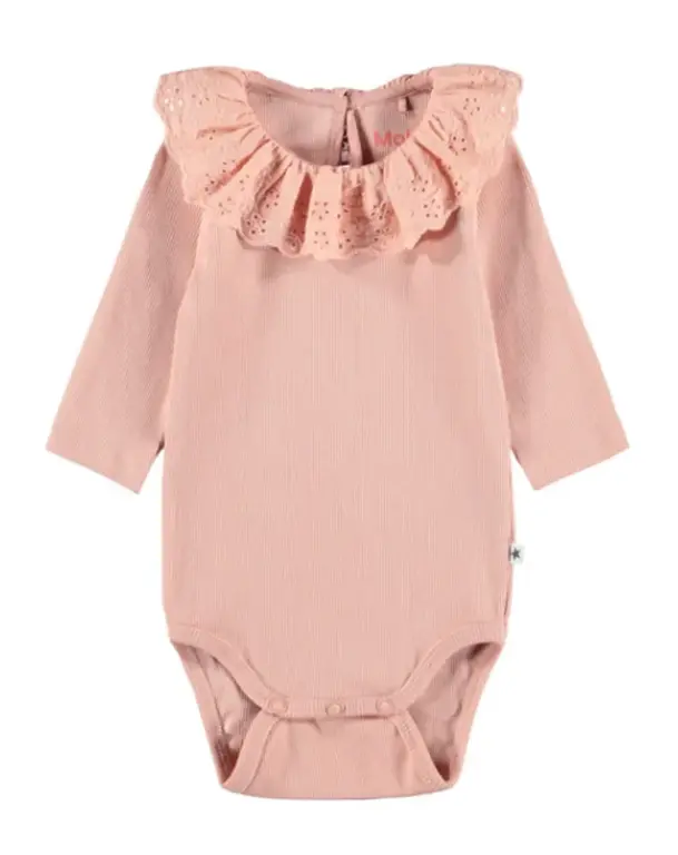 Molo Faye Langærmet Body - Mellow Rose - 56