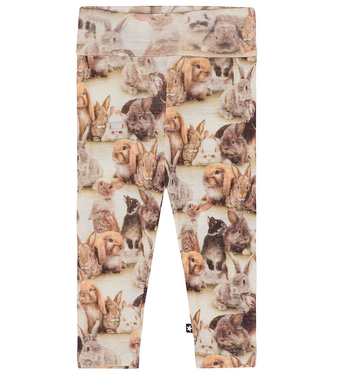 Molo Leggings - Uld - Sting - Baby Rabbits Molo Leggings - Uld - Sting - Baby Rabbits