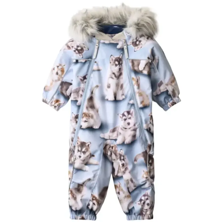 Molo Pyxis Fur Flyverdragt - Husky Cubs - 80