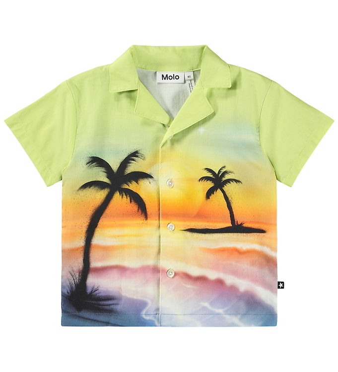 Molo Skjorte - Eyou - Airbrush Beach Molo Skjorte - Eyou - Airbrush Beach